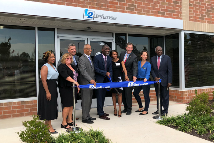 L2 Defense Ribbon Cutting