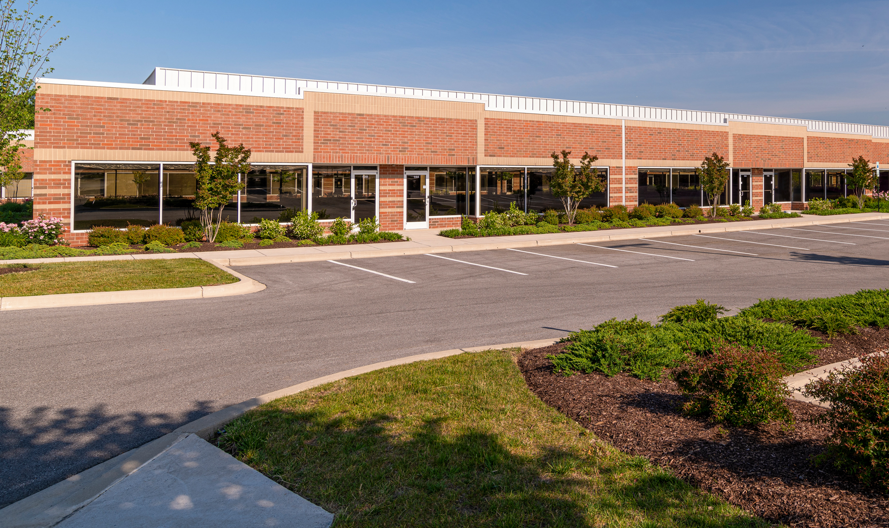 Single-story office at Greenleigh